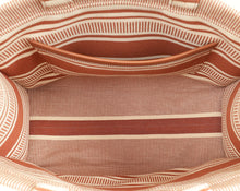 Celine Bicolor Striped Cabas Thais Tote Large Bag