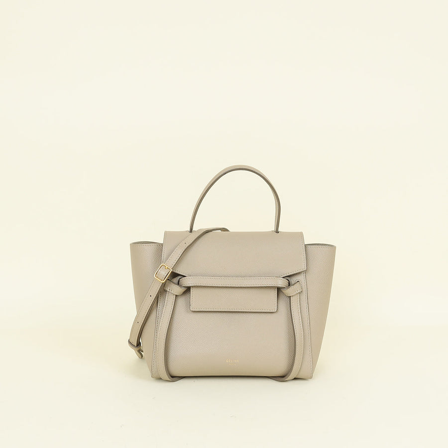 Celine Beige Nano Belt Bag