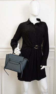Celine Bluish Grey Nano Belt Bag