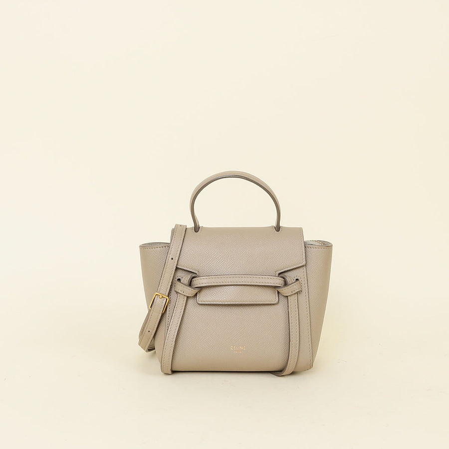 Celine Dark Beige Pico Belt Bag