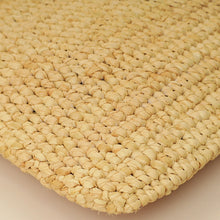 Celine Bicolor Raffia Triomphe Small Wristlet Pouch