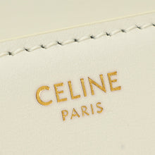 Celine White Teen Triomphe Shoulder Bag