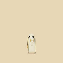 Celine White Teen Triomphe Shoulder Bag
