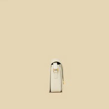 Celine White Teen Triomphe Shoulder Bag