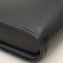 Celine Black 16 Pochette With Strap