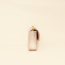 Celine Rose Glace Python Claude Chain Shoulder Bag
