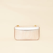 Celine Rose Glace Python Claude Chain Shoulder Bag