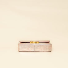 Celine Rose Glace Python Claude Chain Shoulder Bag