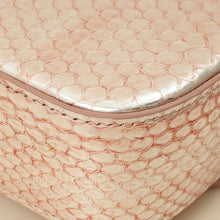 Celine Rose Glace Python Claude Chain Shoulder Bag