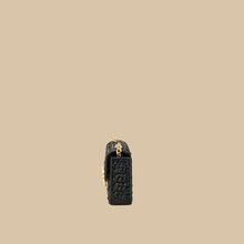 Celine Black Raffia Effect Claude Chain Shoulder Bag