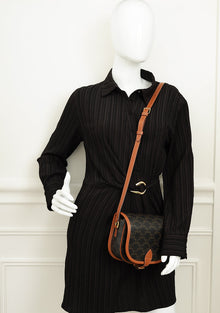 Celine Tan Medium Triomphe Folco Bag