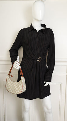 Celine Bicolor Ava Triomphe Hobo Medium Bag