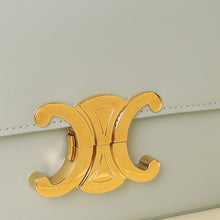 Celine Light Blue Triomphe Claude Shoulder Bag