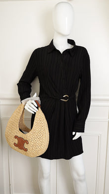Celine Bicolor Classic Panier Hobo Bag