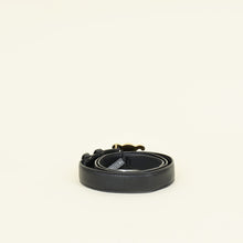 Celine Black Triomphe Belt 25mm Belt