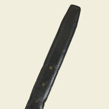 Celine Black Triomphe Belt 25mm Belt