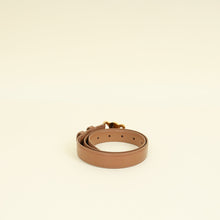 Celine Brown Bronz Triomphe 25mm Belt