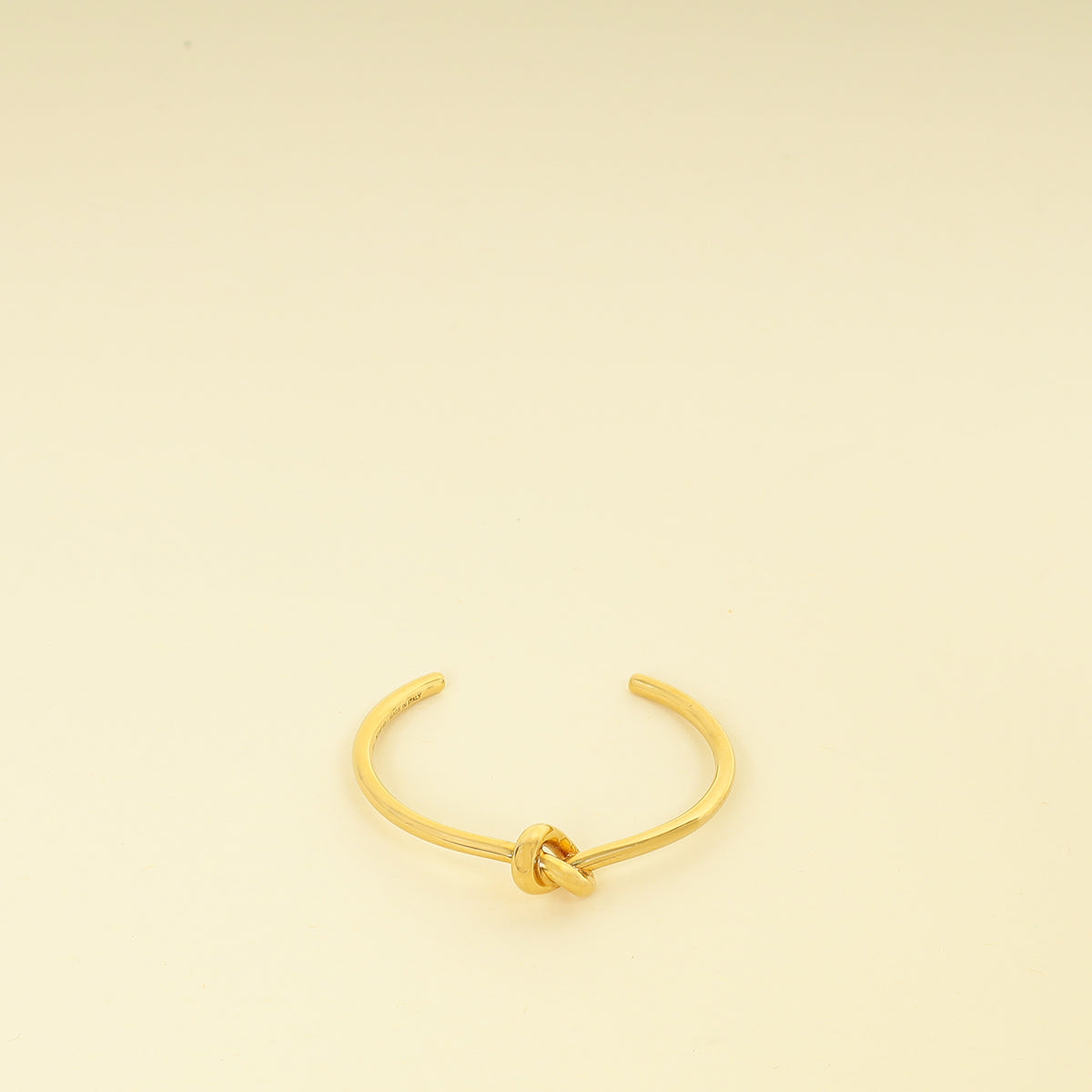 Celine Brass Gold Knot Extra Thin Bracelet