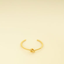 Celine Brass Gold Knot Extra Thin Bracelet