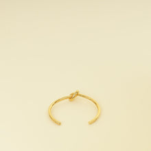 Celine Brass Gold Knot Extra Thin Bracelet