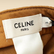 Celine Brown Tan Triomphe Baseball Cap Small Hat