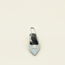 Celine Slate Blue Alma Slingback 36.5