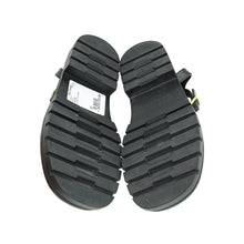 Celine Black Clea Triomphe Gladiator Sandal 37