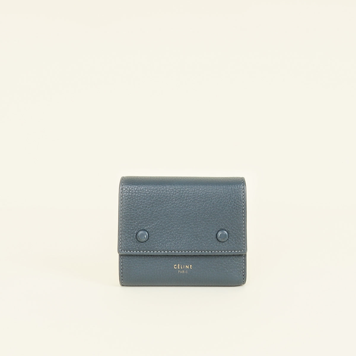 Celine Bicolor Trifold Compact Wallet