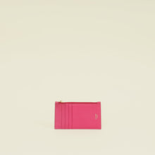 Celine Hot Pink Zipped Flat Card Holder