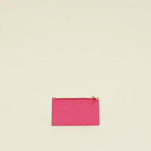 Celine Hot Pink Zipped Flat Card Holder