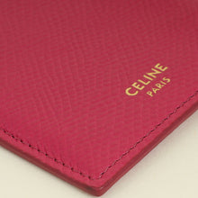 Celine Hot Pink Zipped Flat Card Holder