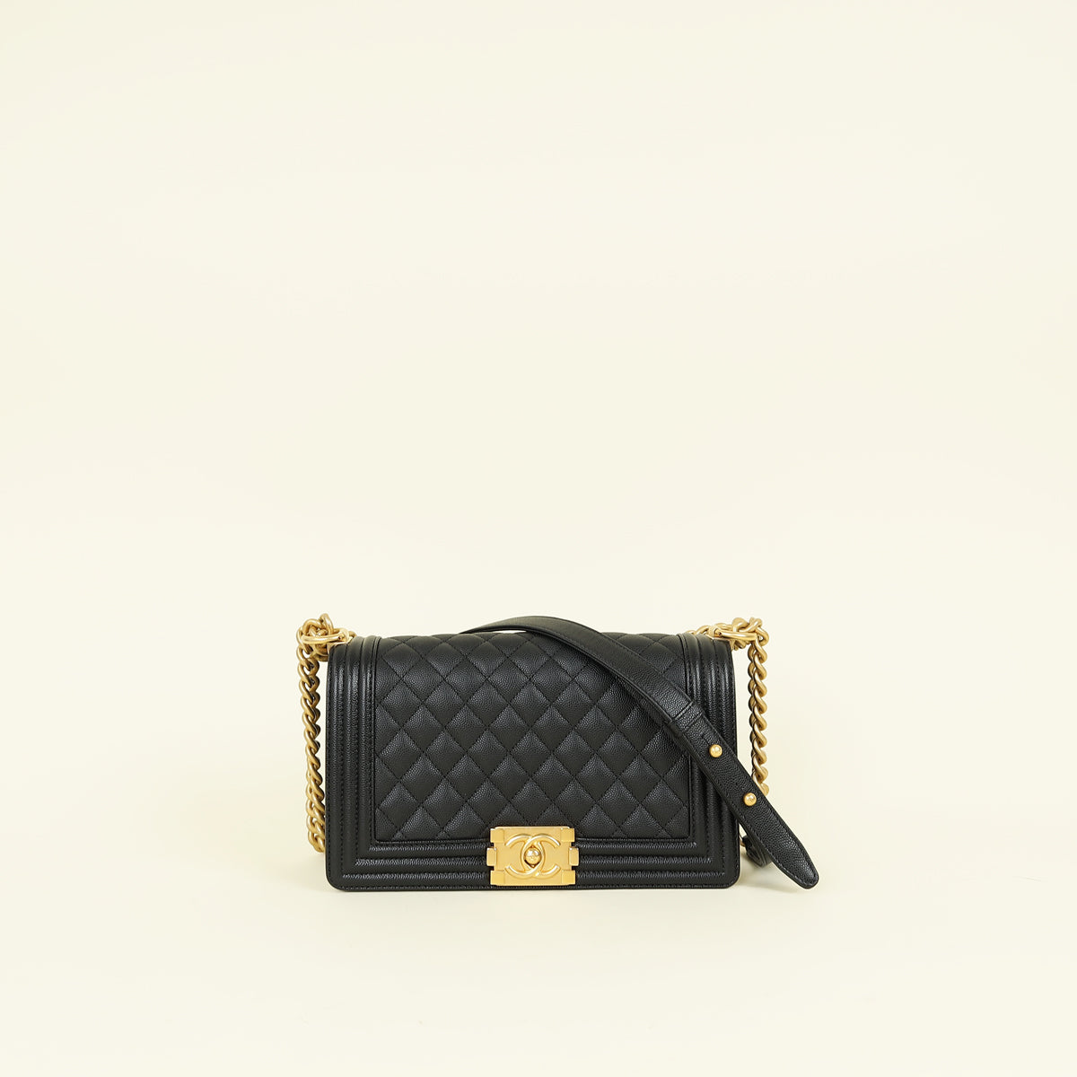 Chanel Black Le Boy Medium Flap Bag