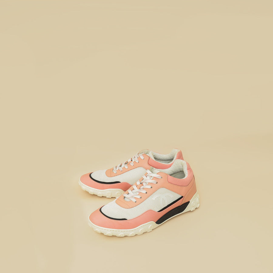 Chanel Bicolor Logo Mesh Sneakers 38.5