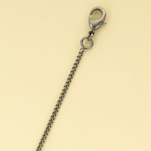 Chanel Black CC Enamel Pearl Drop Chain Necklace