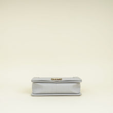 Chanel Pale Grey Le Boy Medium Flap Bag