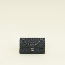 Chanel Black CC Classic Metallic Double Flap Small Bag