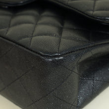 Chanel Black CC Classic Metallic Double Flap Small Bag