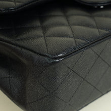 Chanel Black CC Classic Metallic Double Flap Small Bag