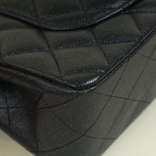 Chanel Black CC Classic Metallic Double Flap Small Bag