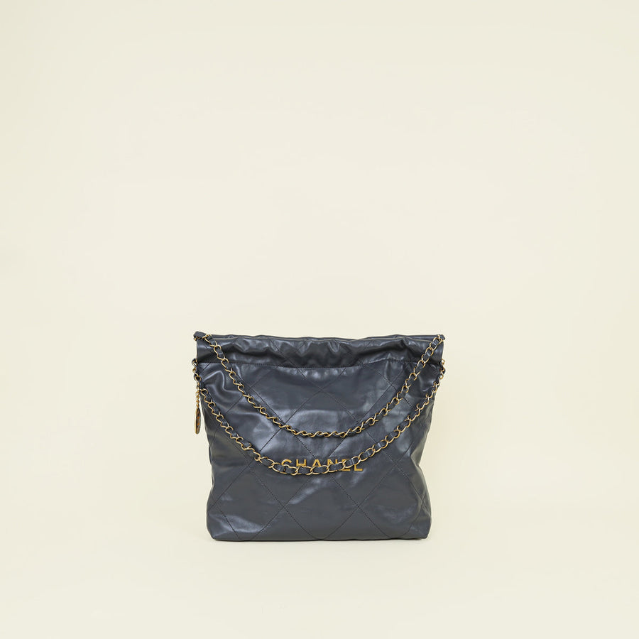 Chanel Grey 22 Handbag