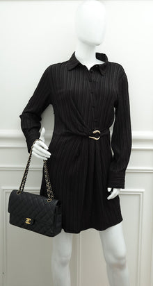 Chanel Black Classic Double Flap Medium Bag