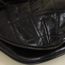 Chanel Black CC Bubble Large Messenger Flap Bag