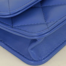 Chanel Blue CC Flap Phone Case with Chain