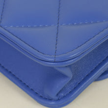 Chanel Blue CC Flap Phone Case with Chain