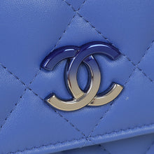 Chanel Blue CC Flap Phone Case with Chain