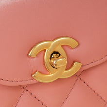 Chanel Pink Coral CC Mini Kelly Shopping Bag