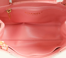 Chanel Pink Coral CC Mini Kelly Shopping Bag