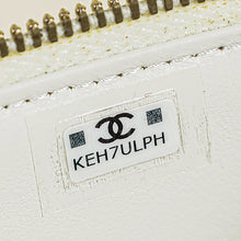 Chanel White CC Top Handle Vanity Chain