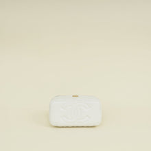 Chanel White CC Top Handle Vanity Chain