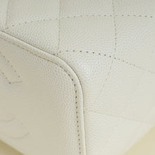 Chanel White CC Top Handle Vanity Chain